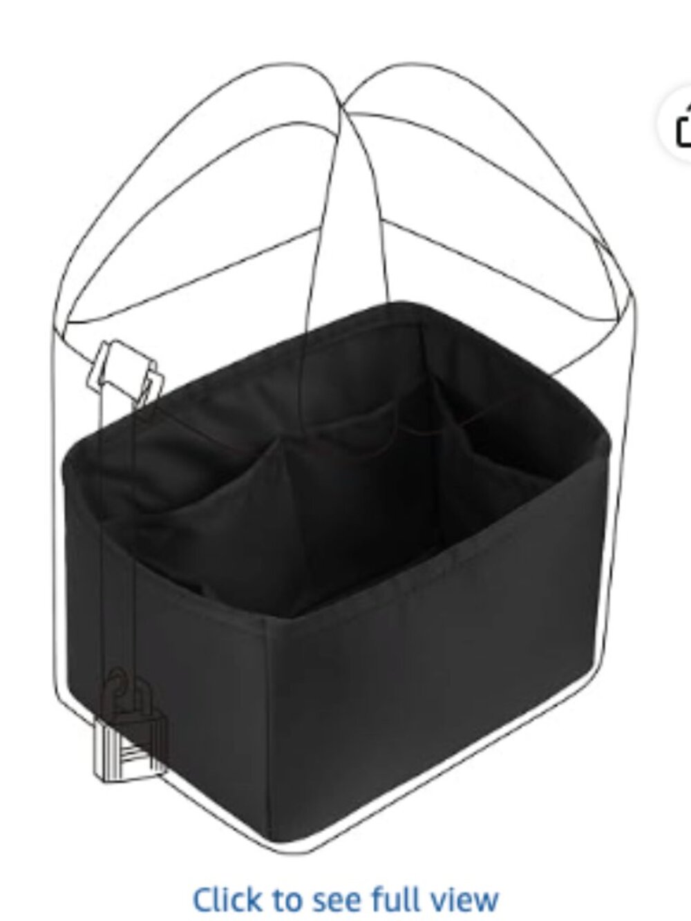 14 Picotin Bag organizer Black
